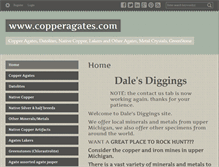 Tablet Screenshot of copperagates.com